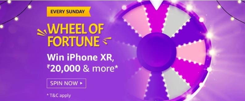 Amazon Wheel Of Furtune Quiz - 26th Jan 2020