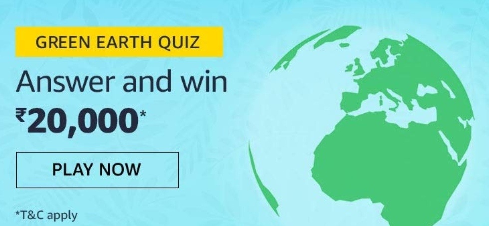 Amazon Green Earth Day Quiz