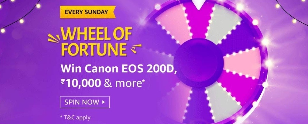 Amazon Spin And Win Quiz - 01st March 2020