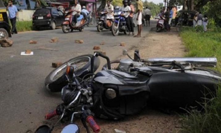 Bike Accident At Nagpur